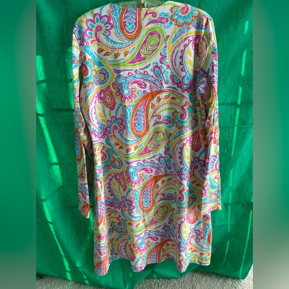 Ibkul Golf/Tennis/Athletic/Athleisure Dress, 1/4 zip neck mesh long sleeves - Picture 5 of 9